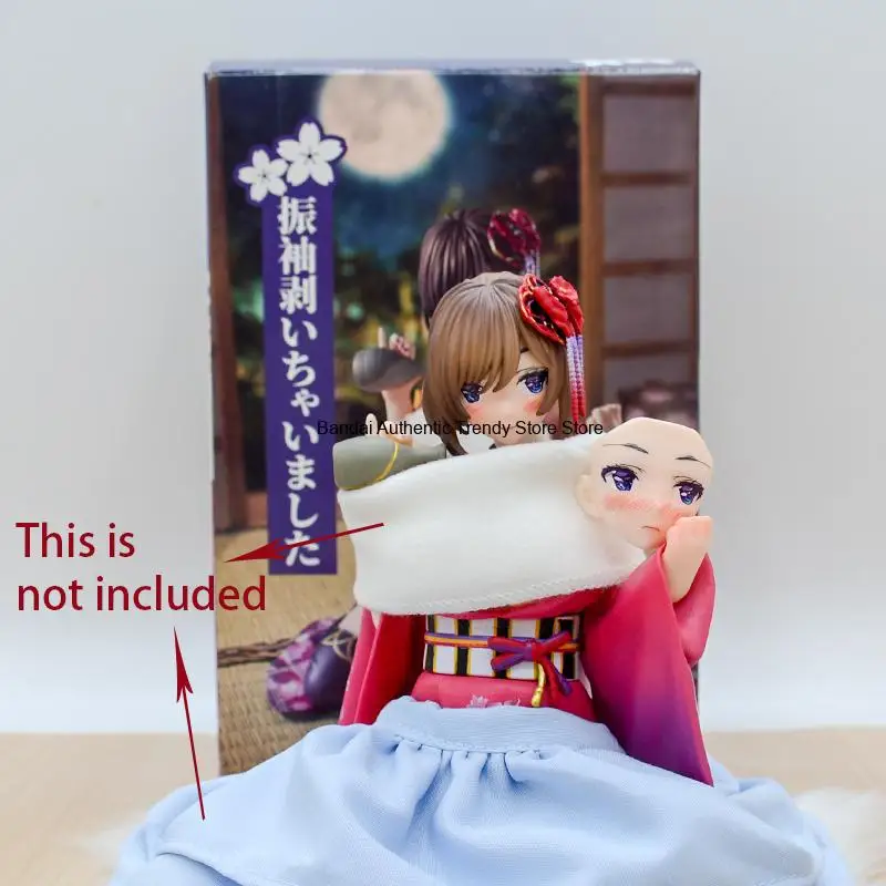 Figura de Anime de 14 cm, Gata Rosa Nativa Mataro, Figura de Acción con Kimono Deshebrado, Yuzu/Ángel Blanco Puro, Muñeca Modelo de Juguete