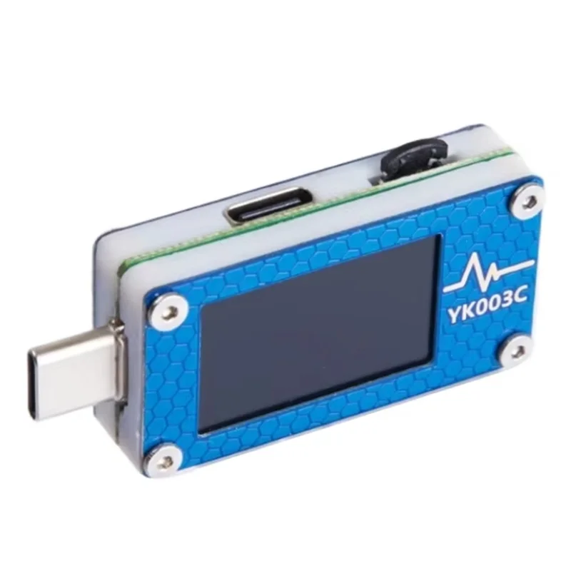 

B88B-YK003C USB-тестер Вольтметр Амперметр TYPE-C Быстрое обнаружение заряда Измерение емкости триггера Измерение пульсаций