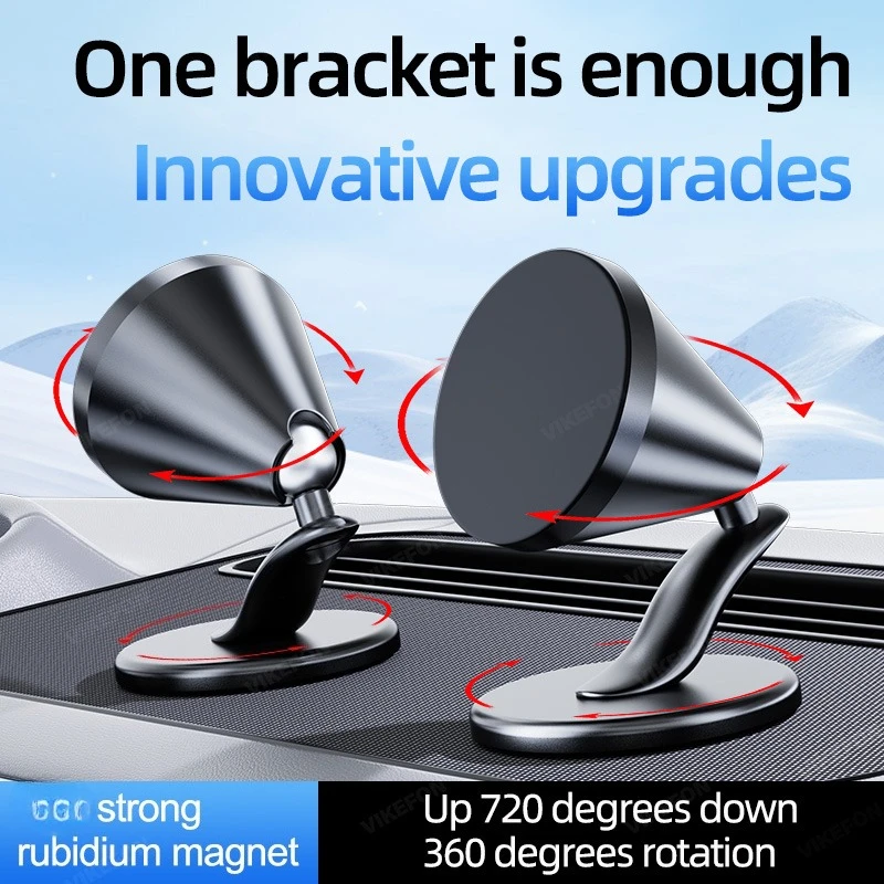 Magnetische Auto-Handyhalterung mit 360°-Drehung ° Drehbare Handyhalterung für Magsafe iPhone 17~12 Samsung Xiaomi Auto-Armaturenbrett GPS-Halterung