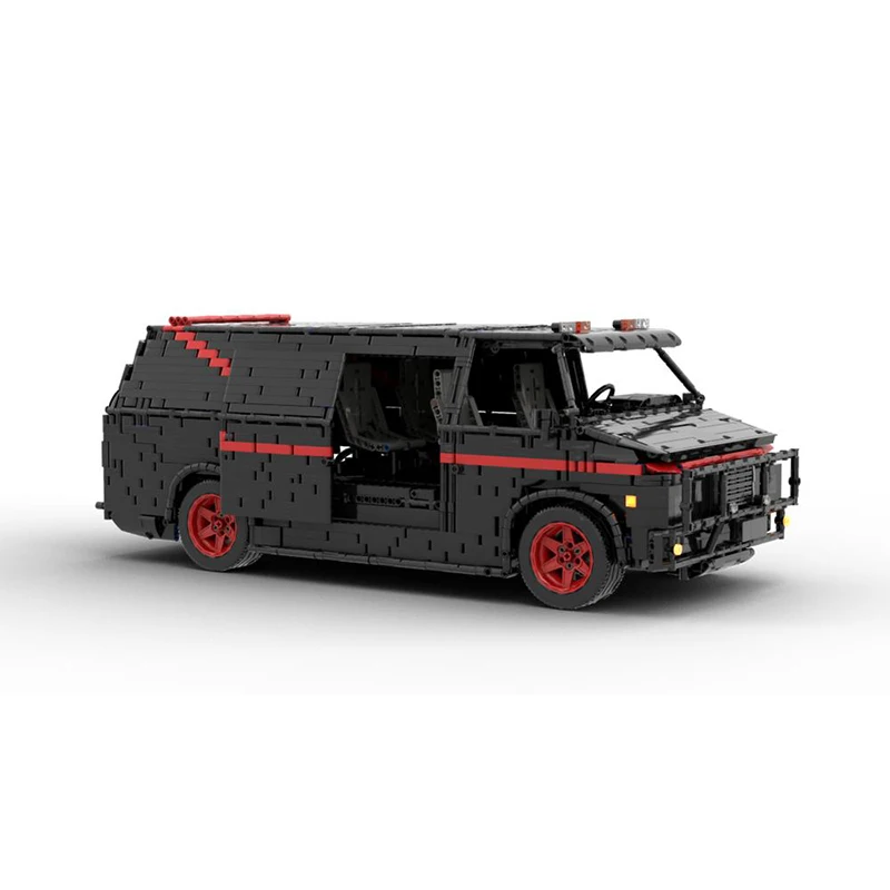 MOC building blocks city police station SWAT team car truck model assembly building blocks children's Christmas birthday gift