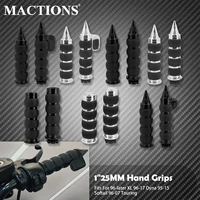 Empuñaduras de mano para motocicleta de 1 "", manillar de 25mm para Harley Touring FLHR Softail Fat Boy Sportster XL 883 1200 Dyna para Honda