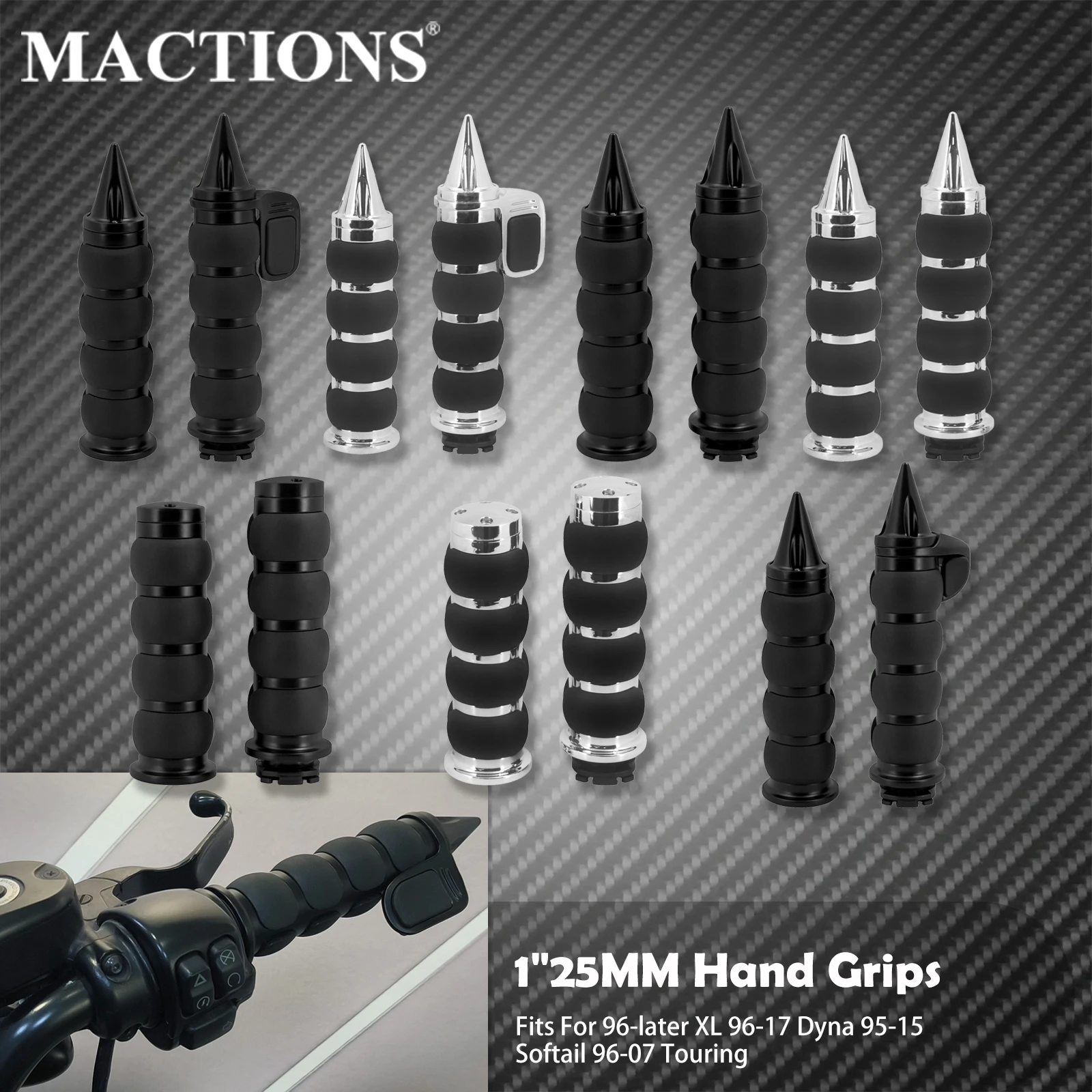 1 "uchwyty motocyklowe 25mm kierownica uchwyt do Harley Touring FLHR Softail Fat Boy Sportster XL 883 1200 Dyna dla Honda