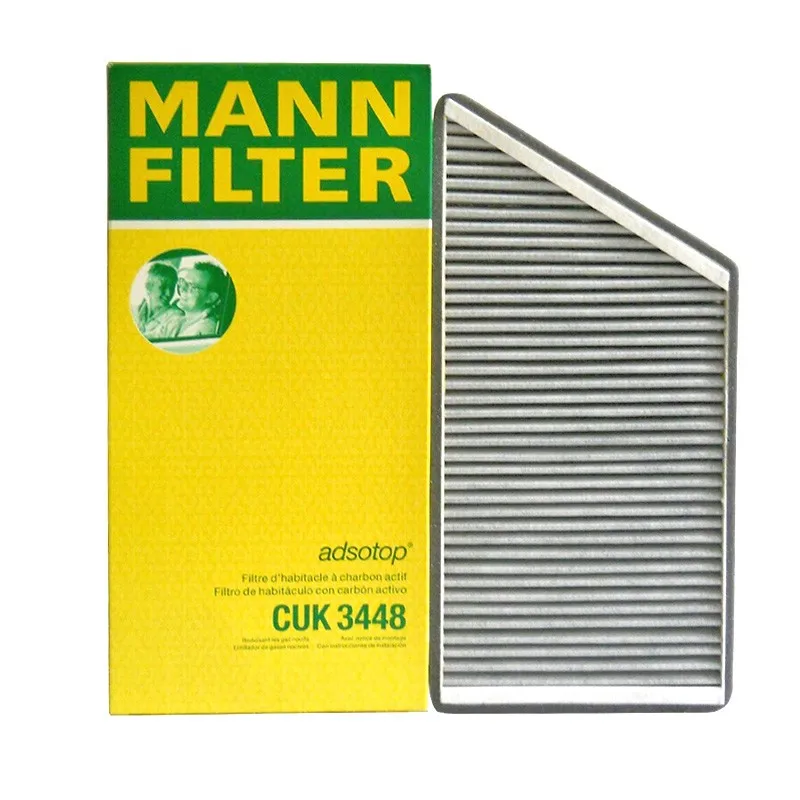

MANNFILTER CUK3448 Cabin Filter Fits PEUGEOT 206 1.1i 1.4i 1.6 16V 2.0 Fits CITROEN C3 1.4L 002436 6447PE 9624701380 6447TF