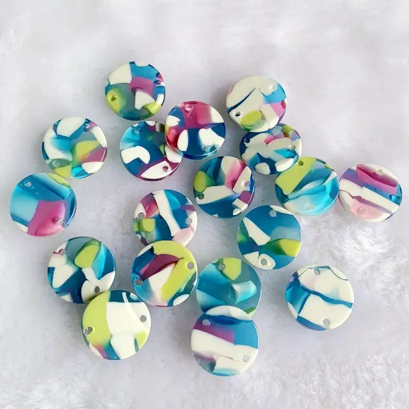 23mm/15mm Slippy Natural Gems cabochon Shell sheet slabs stone cabochon Wedding Rhinestones  DIY decorate 15pcs/30pcs