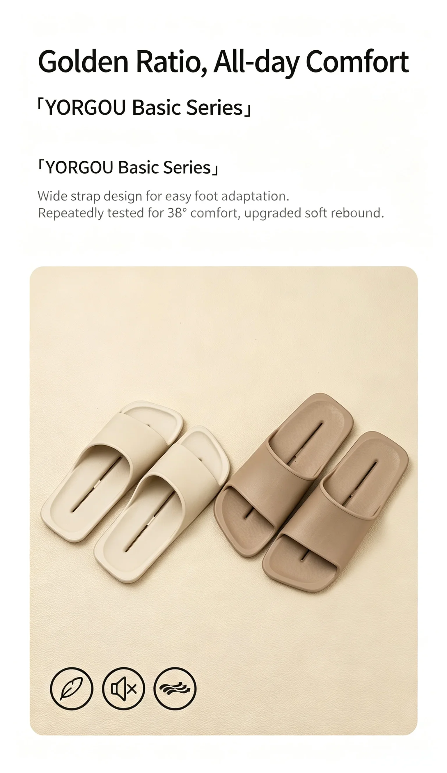 ZUOFU Unisex Schnelltrocknende EVA-Slipper für Frühling und Sommer, Rutschfest, Weich, Leicht, für Innen- und Außenbereich, Badezimmer und Zuhause – Detail 3