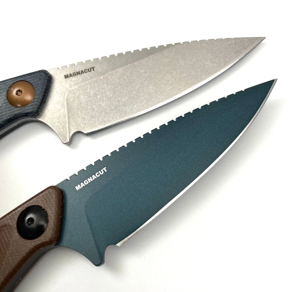 Bm203BT 소형 직선 칼 리넨 손잡이 휴대용 날카로운 야외 캠핑 과일 칼