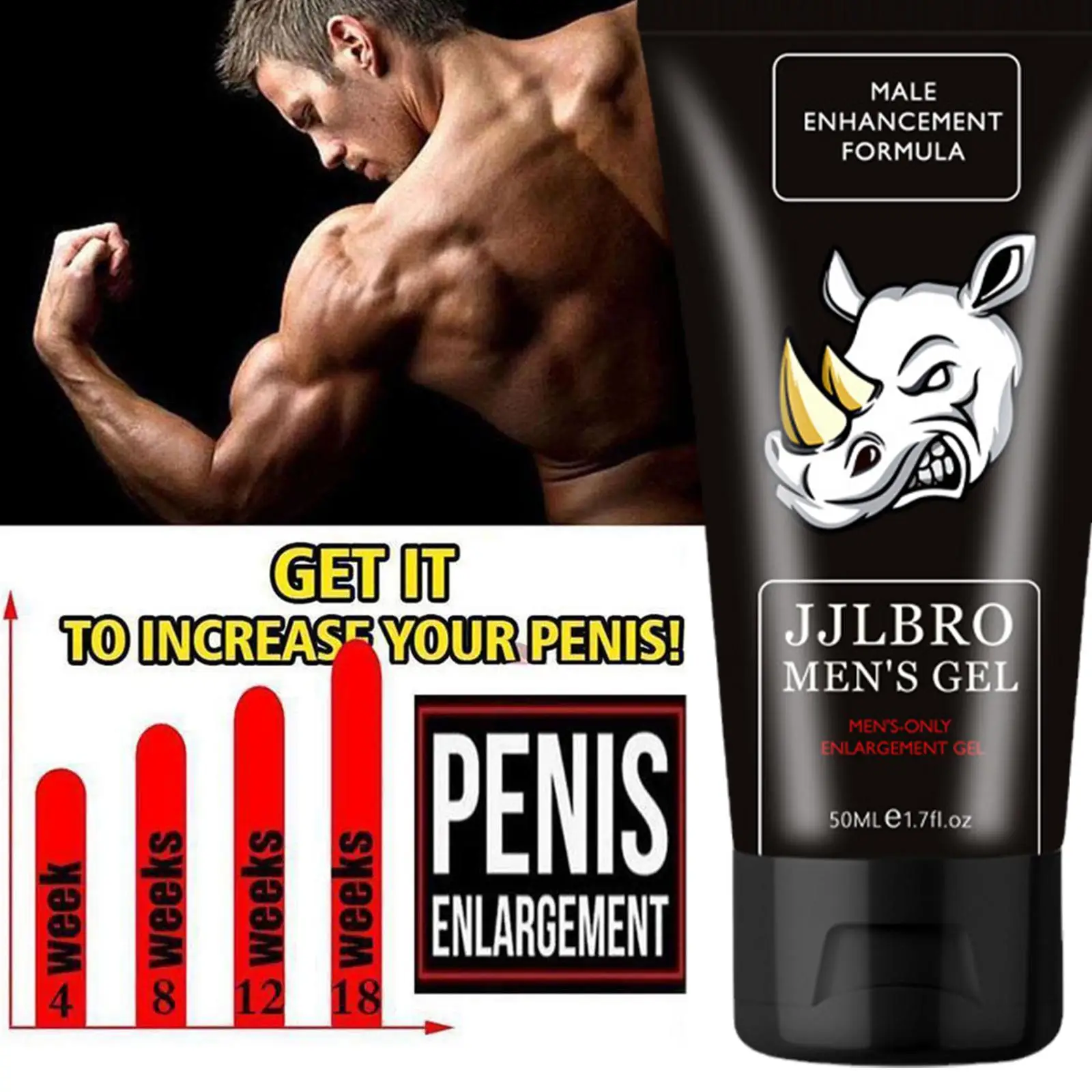 Męski krem powiększający penisa Big Dick Żel seksualny Zwiększenie rozmiaru Męski krem opóźniający erekcję dla mężczyzn Wzrost Zagęszczanie Produkty erotyczne dla dorosłych