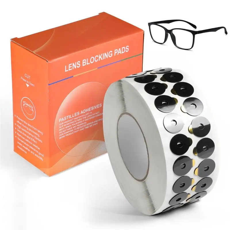 

ABXF-высококлейкая противоскользящая защитная наклейка для гидрофобных линз для ПК, 1000 шт., оптическая подушечка для чистки линз, аксессуары для обрезки линз