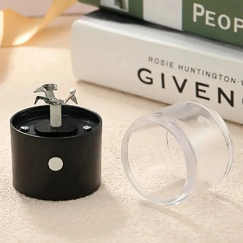 เครื่องบดยาเส้นไฟฟ้าแบบพกพาเครื่องบดสมุนไพรอเนกประสงค์ชาร์จด้วย USB อุปกรณ์สำหรับสูบบุหรี่กำลังสูงแกดเจ็ตสำหรับผู้ชาย