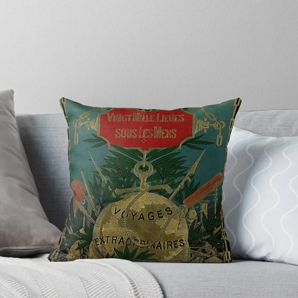 Jules Verne Extraordinary Voyages Throw Pillow autumn pillowcase Covers For Sofas pillow