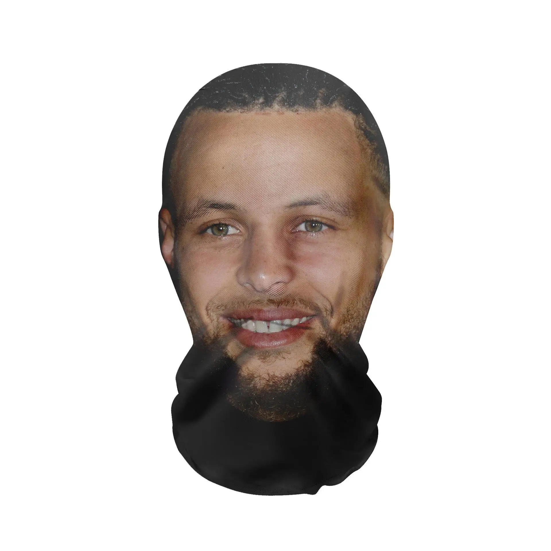 3D-Gedruckte Prominenten-Vollkopfmaske Lustige Elastische Netzmaske Cosplay-Kopfbedeckung für Partys Simulations-Modehut Kopfbedeckung
