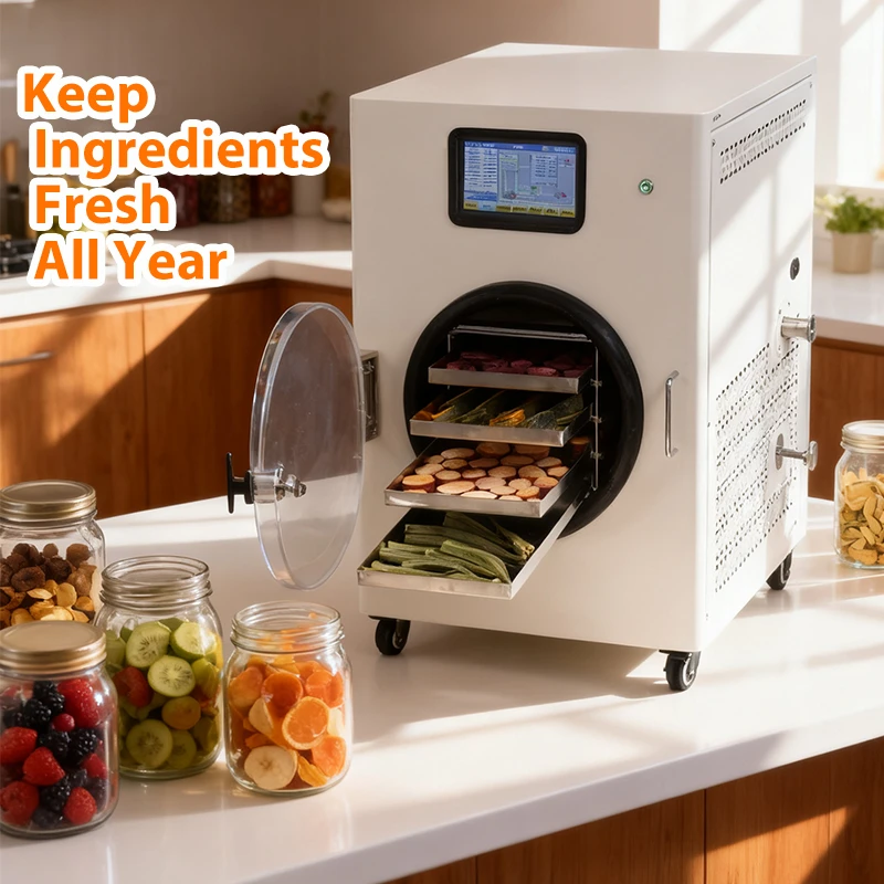 

Freeze Dryer Fruit Food Processing Freeze Drying Hine With Pump Component For Dryer And Dehydrator Use