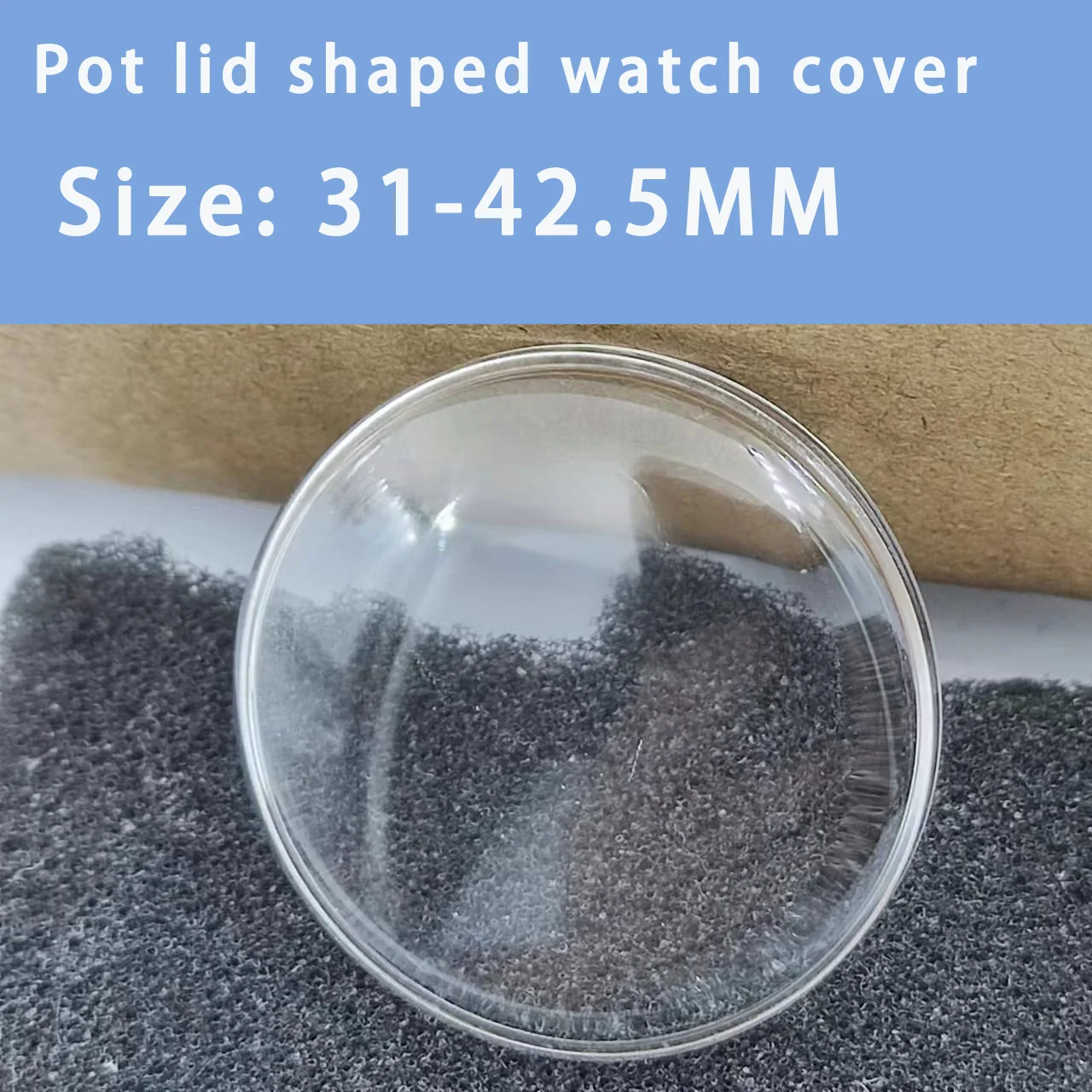 مرآة زجاجية مناسبة للساعات ، نوع غطاء الوعاء ، درجة سطوع عالية ، مغلفة بالكريستال ، 31-من عدة من من من من من من 1