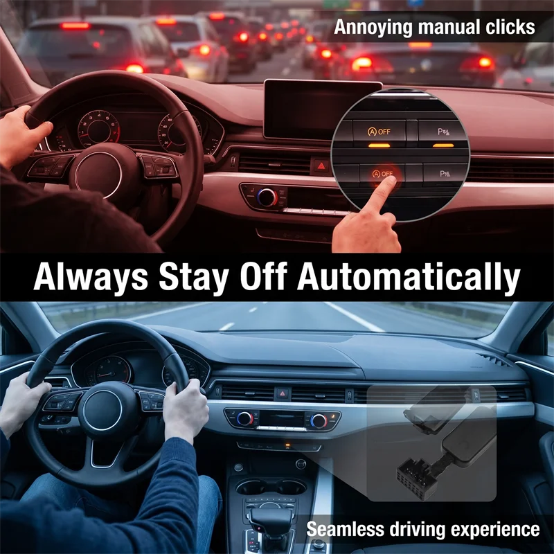 Device Control Sensor Plug and Play Automatic Stop Start Engine System Off For Audi A4 B9 A5 S5 RS5 Q5 FY view 2