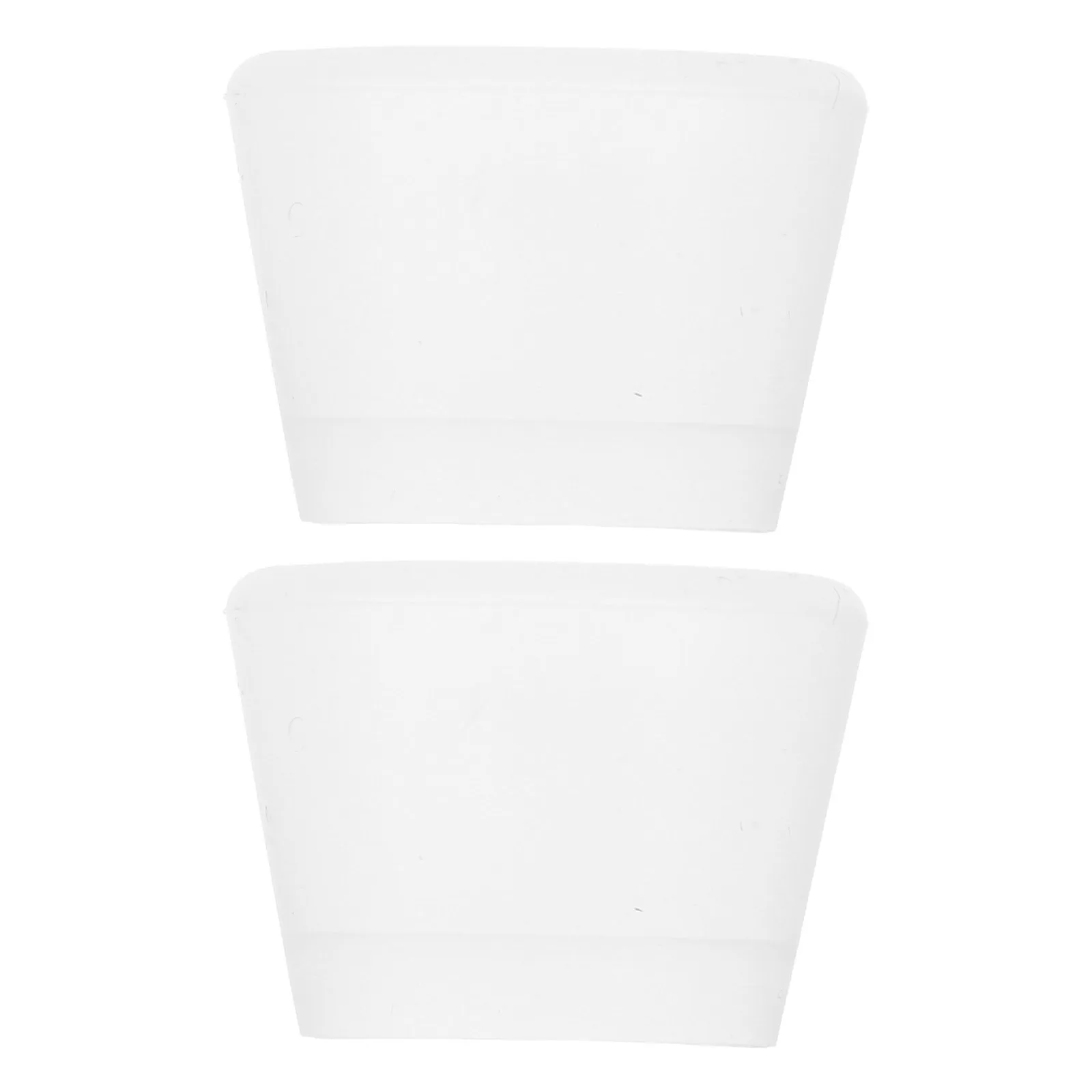 قطعتان من قبعات مضرب التنس، غطاء نهاية بمقبض بلاستيكي متين، واقي بديل خفيف الوزن للتدريب الرياضي - التنس