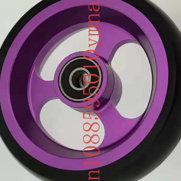 

Высококачественное 4-дюймовое алюминиевое переднее колесо, спортивная инвалидная коляска, высокоскоростная твердая шина, роликовая реабилитация с двойным подшипником