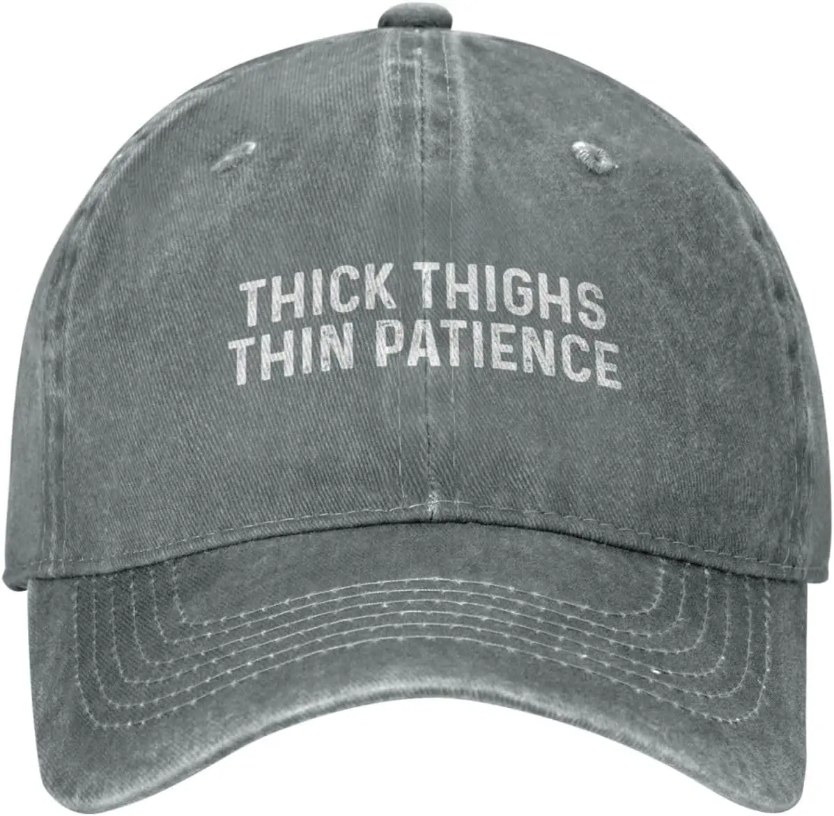 Thick Thighs Thin Patience Hat Men Baseball Hats Graphic Caps