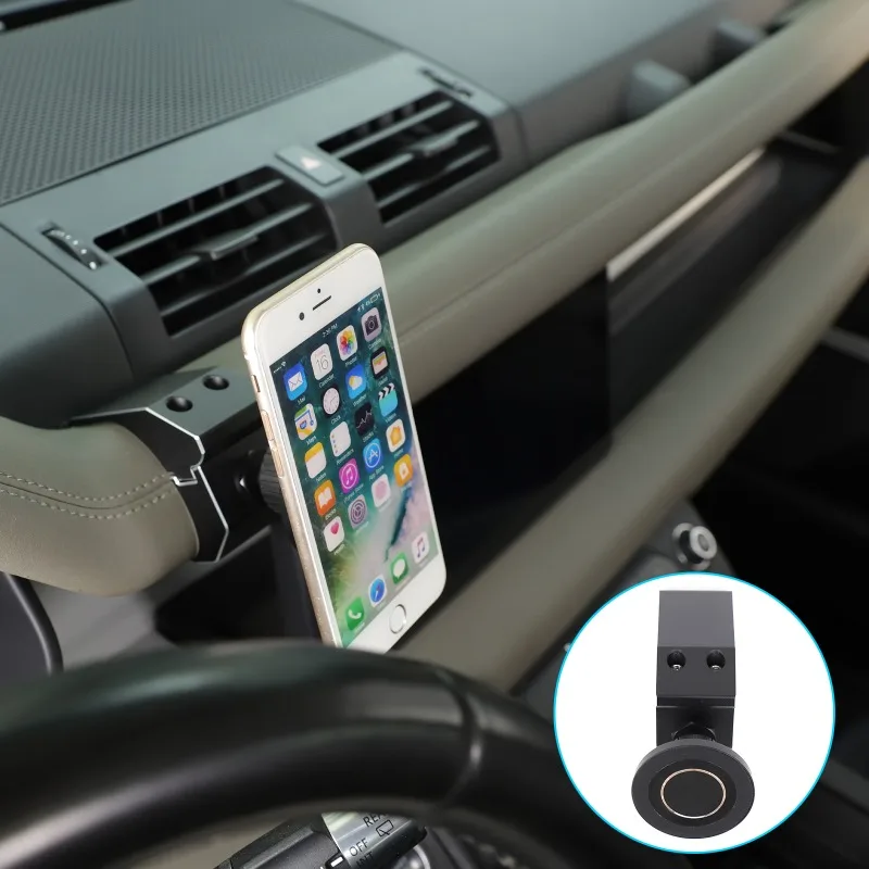 

Новая магнитная версия из алюминиевого сплава для держателя телефона Land Rover Defender 2020-2023 гг. (модель G) автомобильные аксессуары