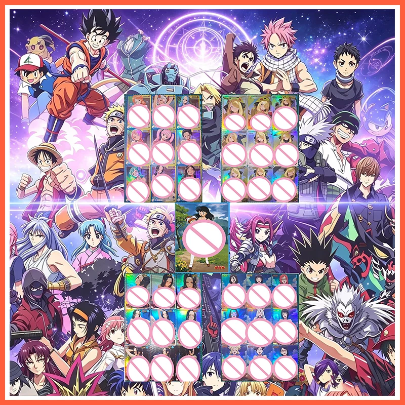 Collectible Cards Boys Games Toys Board Games Birthday Gifts DIY Anime Rem Miku Nami Jeice Rias Gremory Premium Glitter Cards