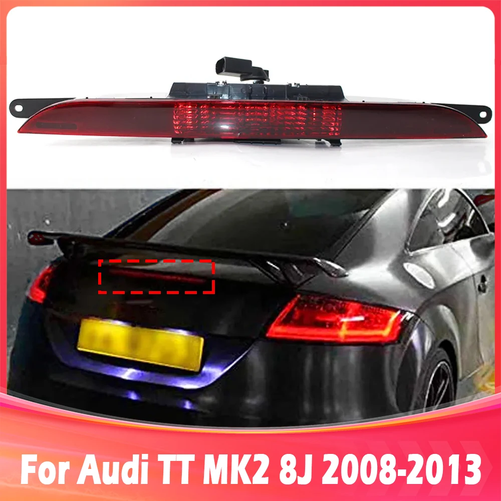 

Car Rear LED Bumper Reflector Third Brake Light Reflector Lamp Replacement For Audi TT MK2 8J 2008-2013 Accessories