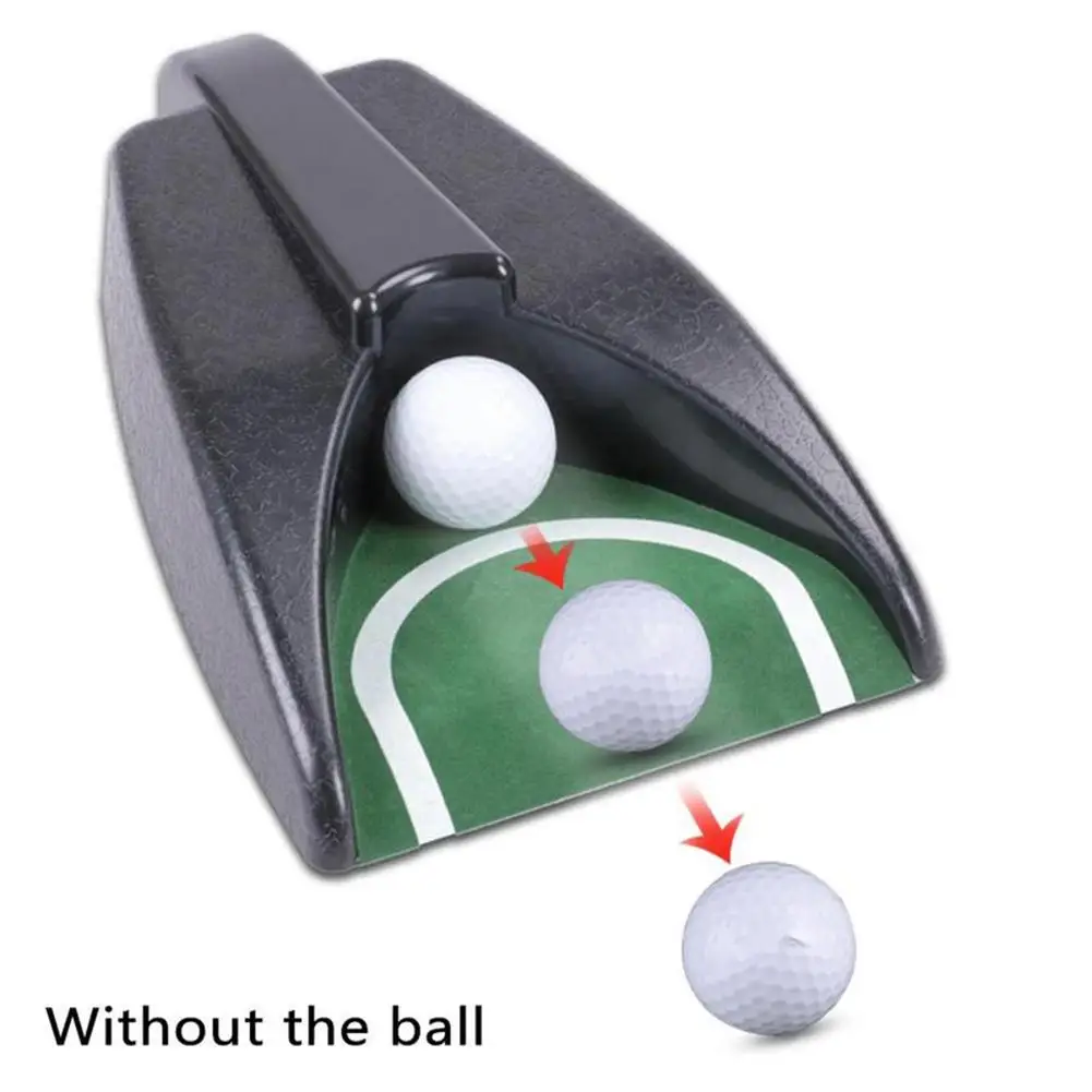 1Pcs Automatic Return Golf Putting Cup Golf Putter Training Aids Indoor/Office Golf Auto returning practice For Putting Trainer