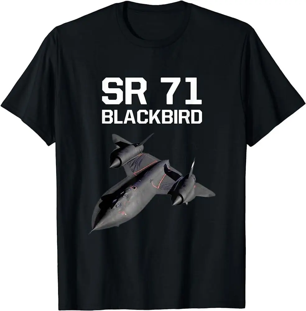 

Dark SR 71 Blackbird Airplane Jet Shirt Premium Tees T-Shirt Anime Graphic T-shirts Y2K Tops New Arrival Unisex Summer