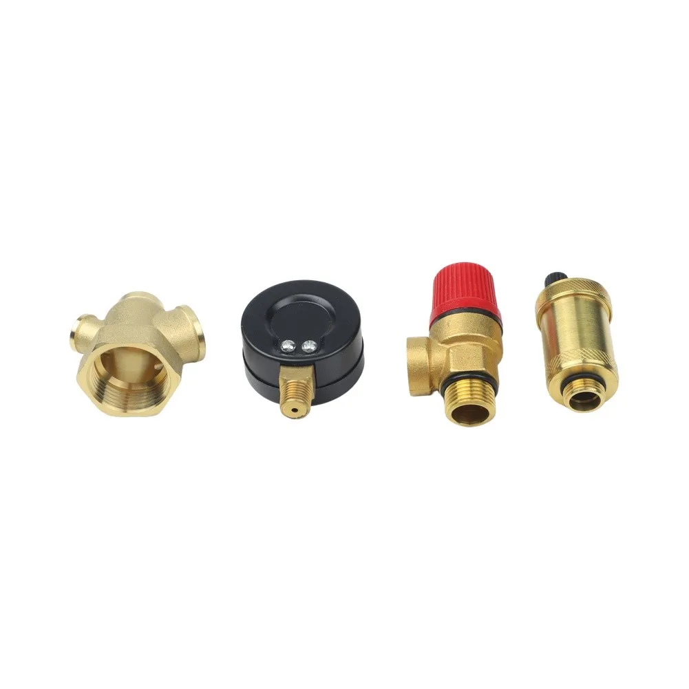 Safer Fluid Delivery with boiler safety group 1Inch Safety Valve Relief Valve Golden Color Integrated Mounting Valve