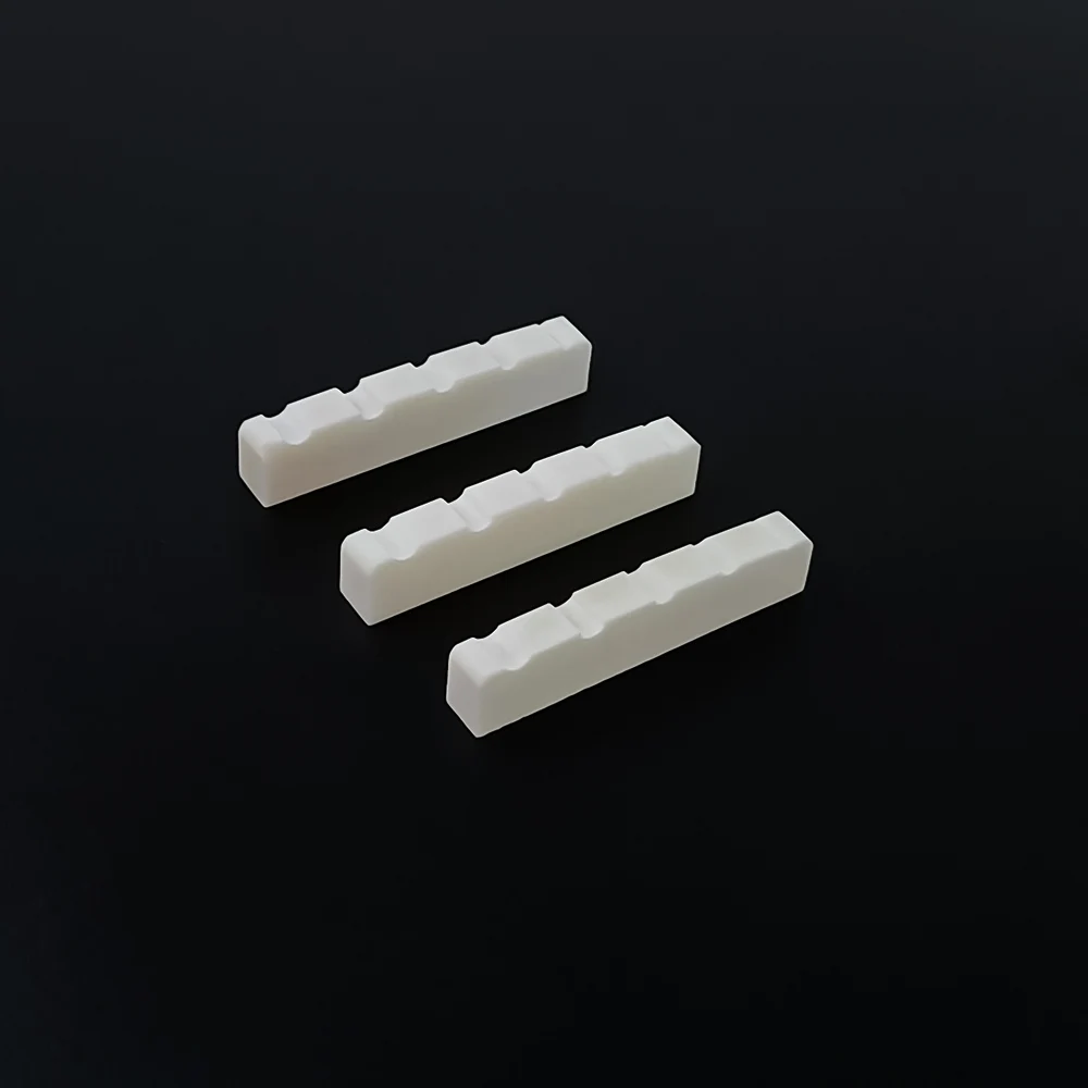 2pcs Bone Bass ST Electric Guitar Bridge Nut Bone Bridge Nut for 5/6 Strings Electric Guitar Bass Guitarra Accessories