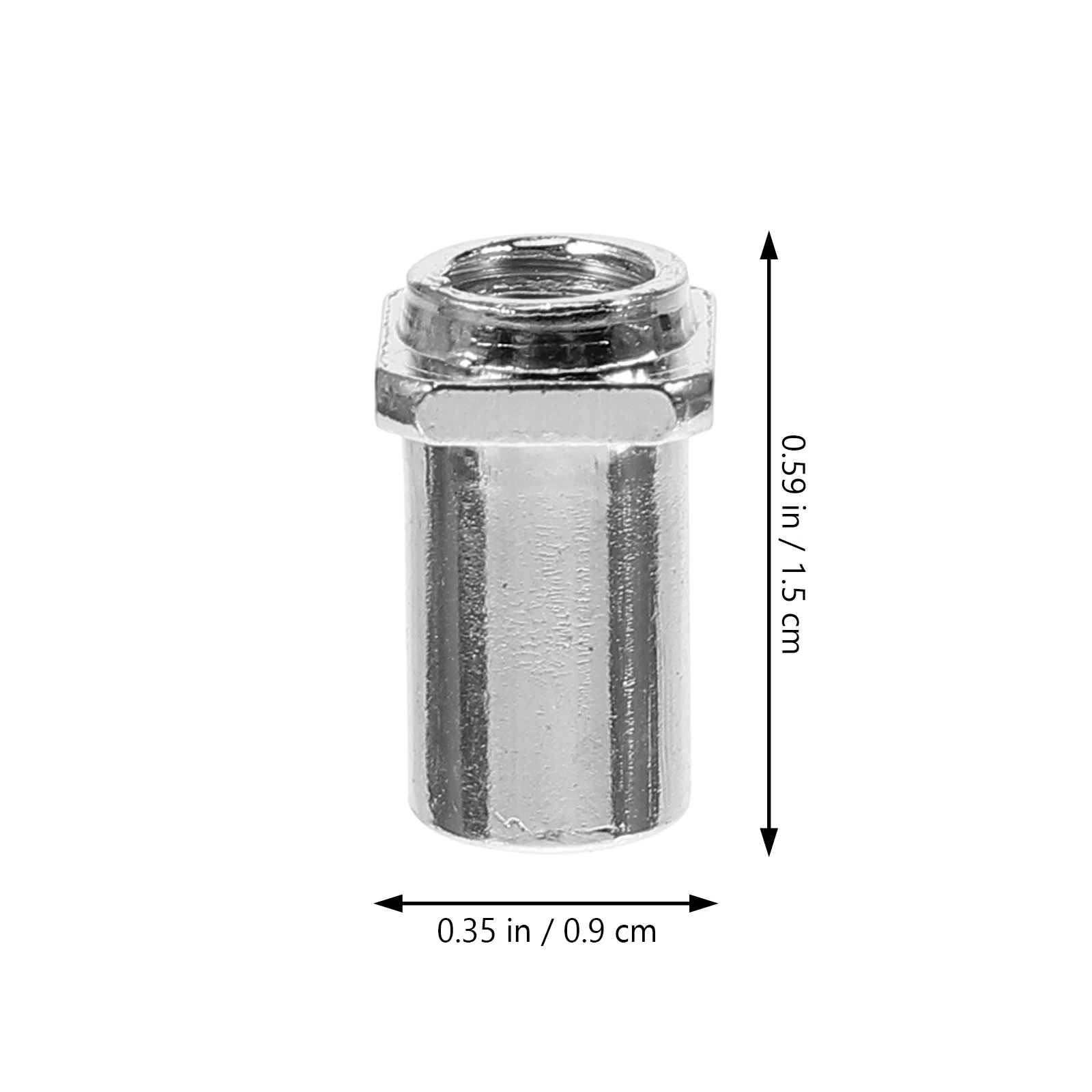 

20pcs Swivel Nut For Tom Floor Spare Parts Iron Replacement Drum Accessories Tie Rod Tension Key Rod Fit Most Snares Multi