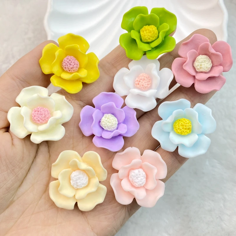 10 шт., новые милые Мультяшные Искусственные камелии