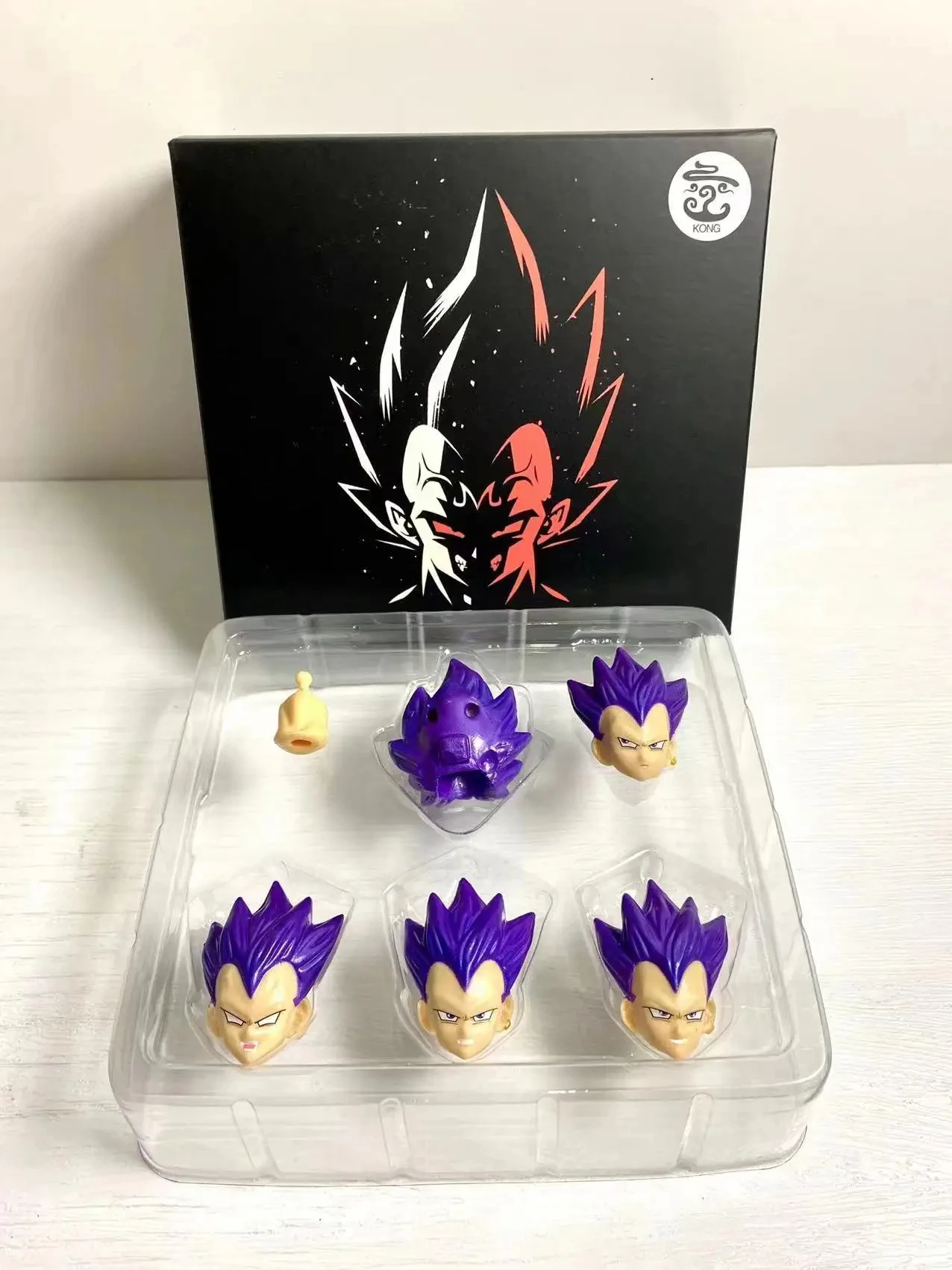 Dragon Ball Vegeta Head Suit Demoniacal Fit & Kong Ssgss Ultra Anime figurine Action Figure Collection Model Toy kids Gift