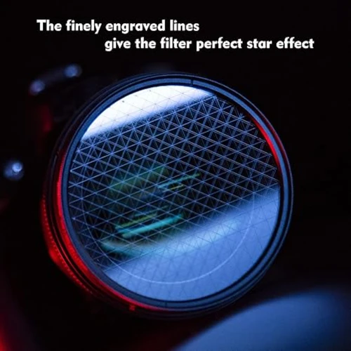 Imagen 2 del producto Lente de filtro de estrella Walkingway 52mm 62mm 67mm 72mm 77mm 82mm filtro de lente de cámara de estrella para sony/canon/nikon juego de filtros de estrella con bolsa