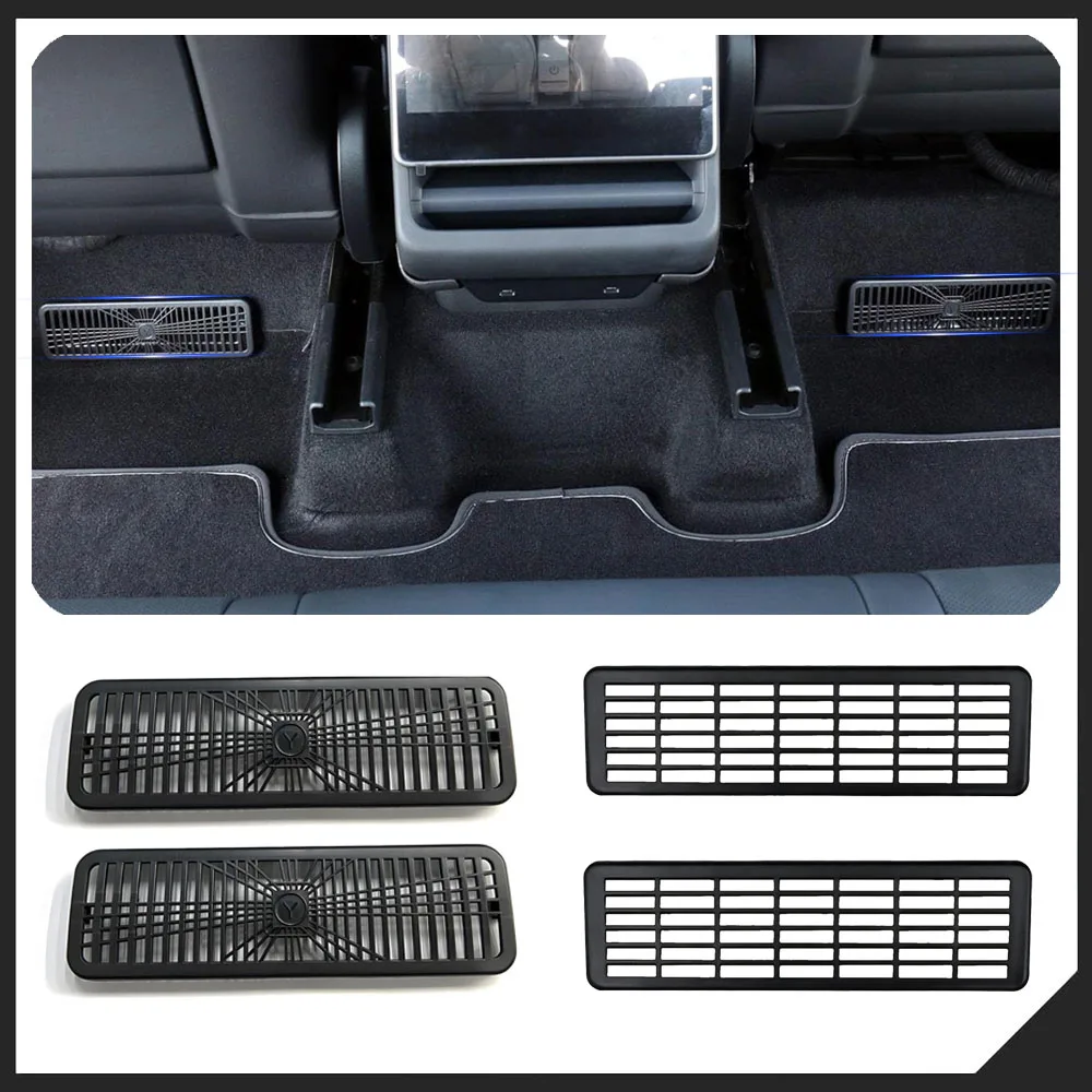Underseat Air Conditioning Cover for Tesla Model Y Juniper Model 3 2025 2026 Under Seat Protection Air Vent Grill Car Decoration