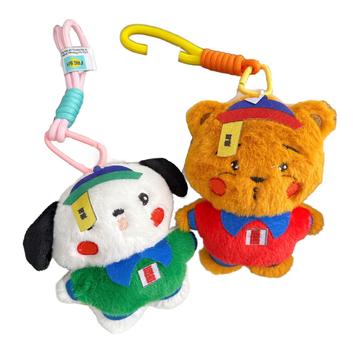 24 قطعة/الوحدة 12 سنتيمتر لطيف صار الدب مضحك غيبوبة أفخم المفاتيح قلادة جرو دمية لعبة حقيبة مدرسية الديكور سحر #1