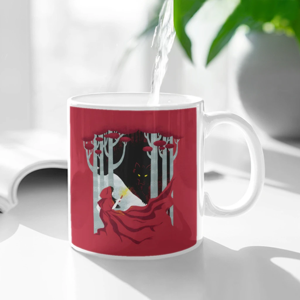 

Into the Woods Ceramic Cup Coffee Oatmeal Breakfast Cup Creative Personality Mug