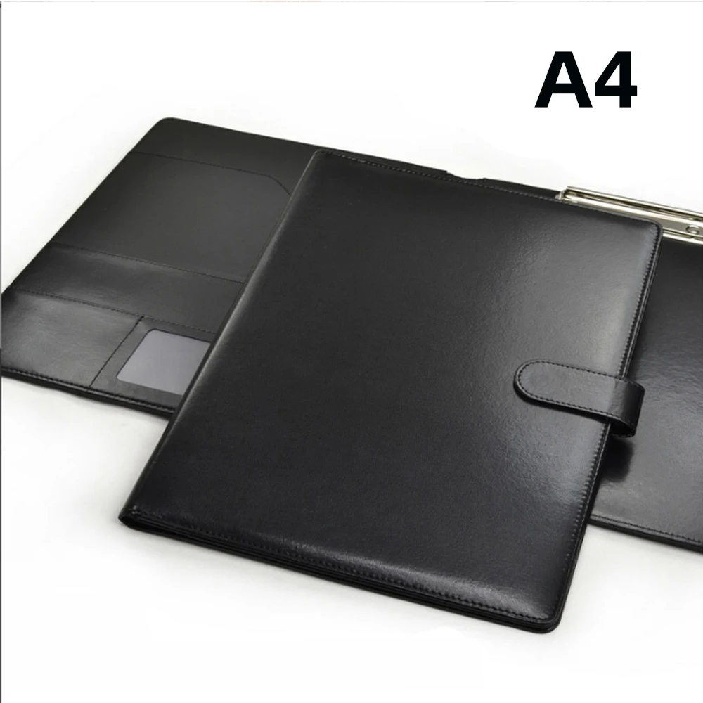 

Simple A4 Conference Folder Business Stationery PU Leather Contract File Folders Binder Office School Supplies Desk Organizers