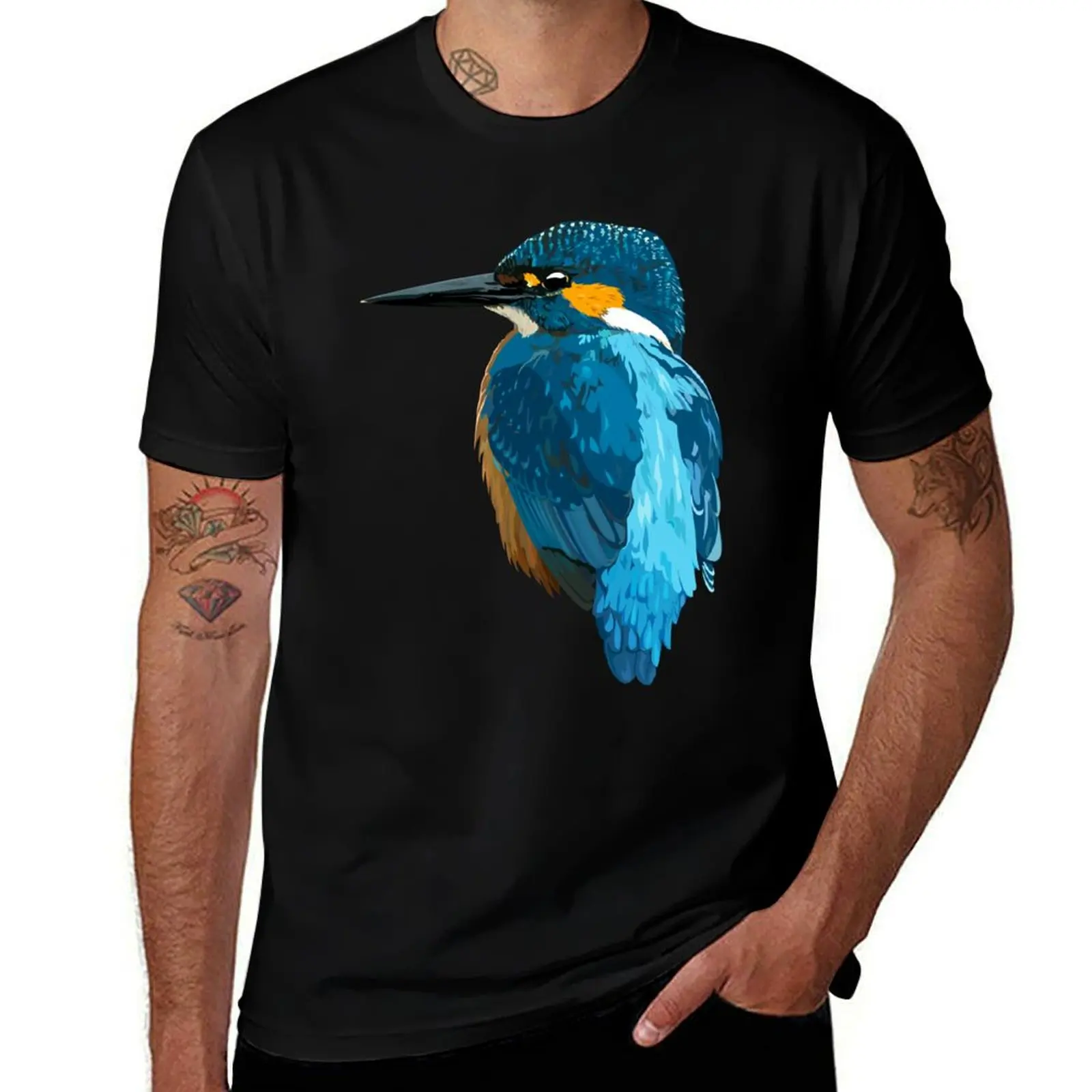 

Kingfisher T-Shirt graphics quick drying affliction shirts boys animal print men t shirts