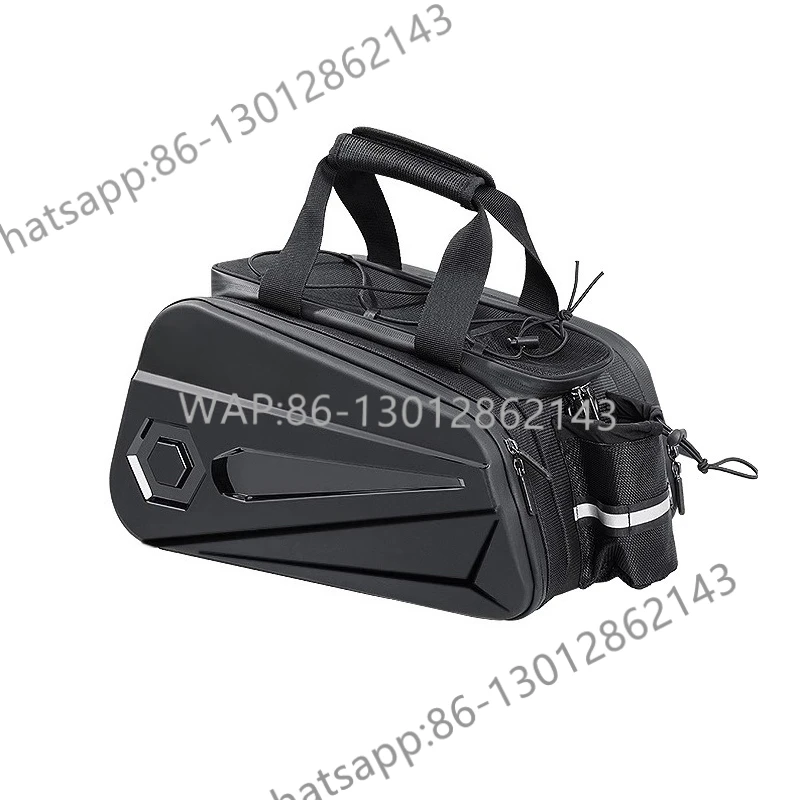 

Bicycle hard shell rear shelf bag, bicycle large capacity waterproof bag, outdoor riding expansion rear tail bag