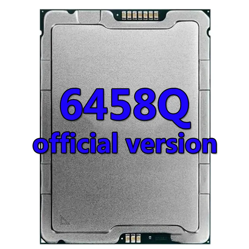 Xeon Gold medal 6458Q версия процессора 60 МБ 3,1 ГГц 32 ядра/64 потока 350 Вт процессор LGA4677 для серверной материнской платы C741