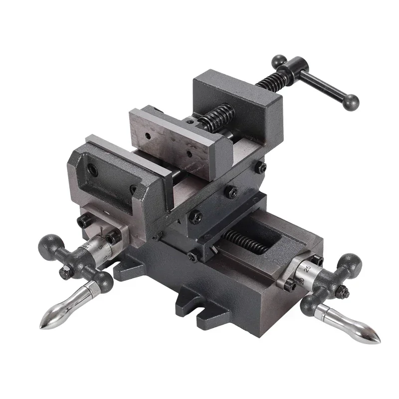 4 Inch Precision Cross Vise Two-Way Moving Vise Special Heavy Duty Cross Vise Drilling And Milling Machine