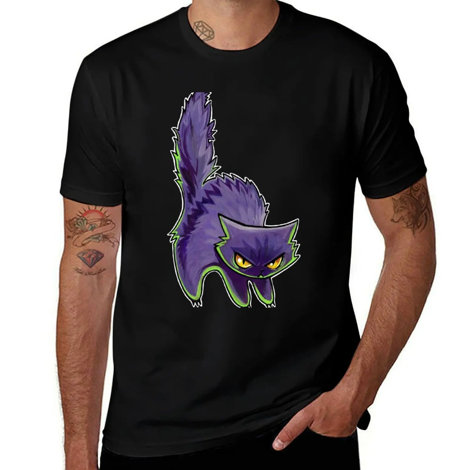 Purple hiss T-Shirt Big and Tall Loose Fit T-Shirt