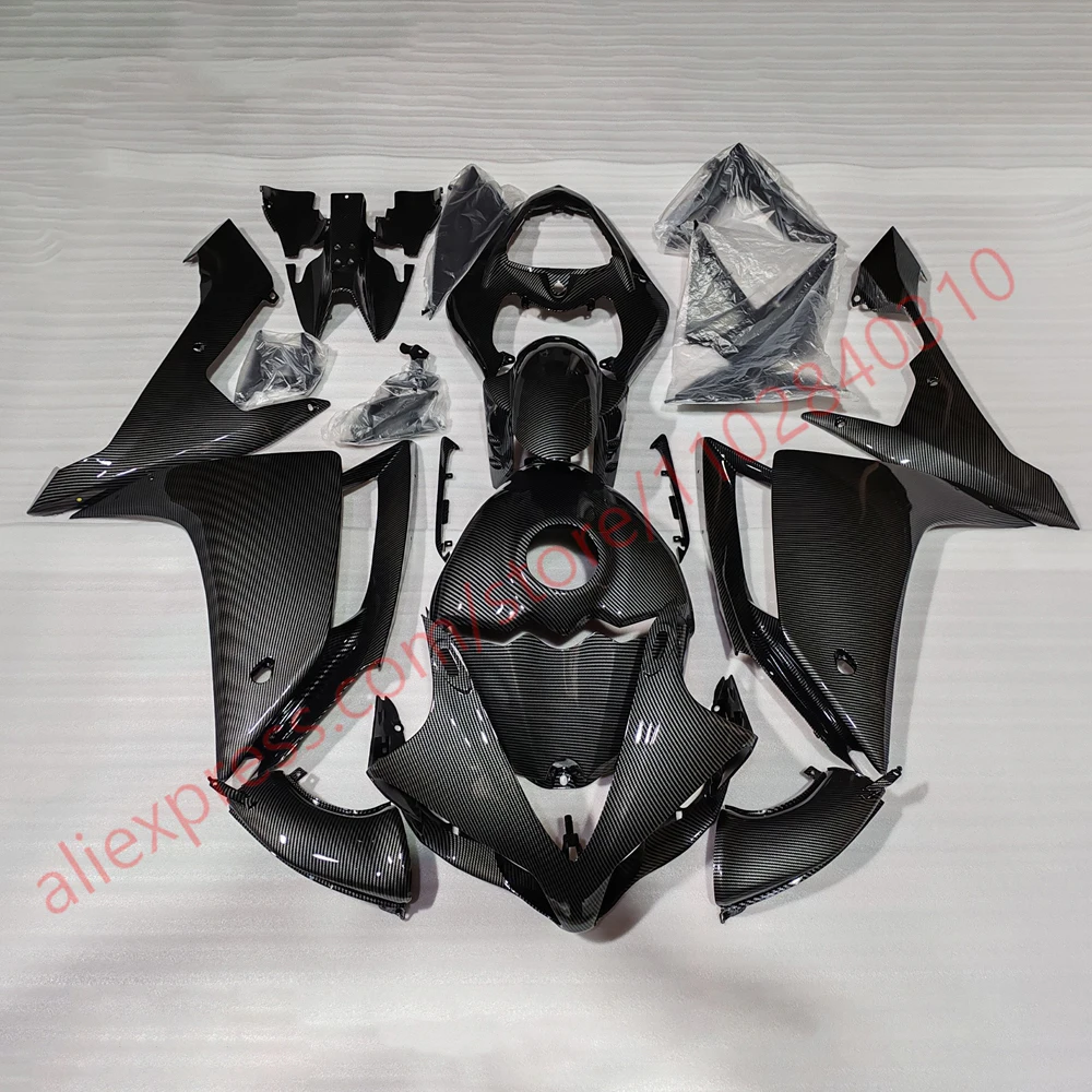 YZF-R1 2007 2008 Carene aftermarket per Yamaha YZF R1 07 08 Set carene per carrozzeria in plastica ABS per moto in fibra di carbonio