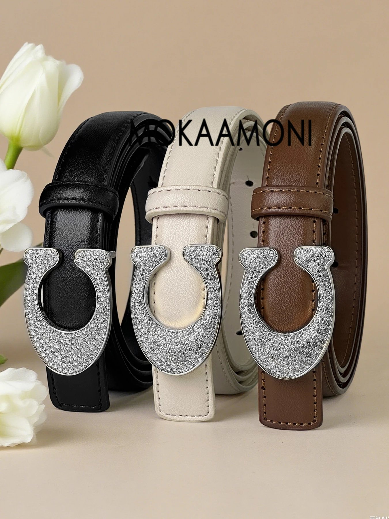 

Новый женский модный ремень 2025X – всесезонный, универсальный, без отверстий, регулируемый, в различных цветах, идеально подходит для платьев и пальто