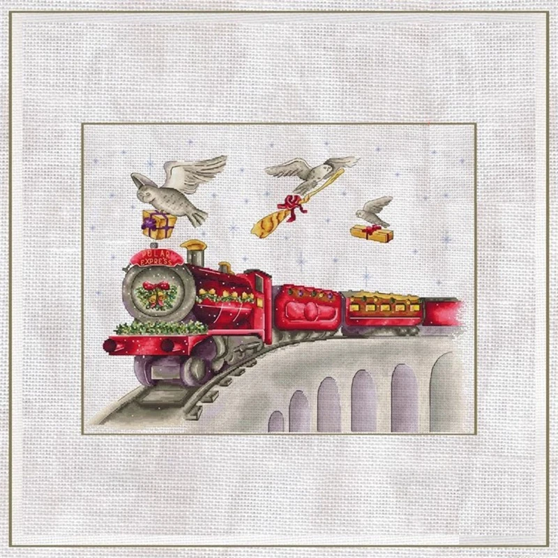 

ZZ9134 DIY Homefun Cross Stitch Kit Packages Counted Cross-Stitching Kits New Pattern NOT PRINTED Cross stich Painting Set