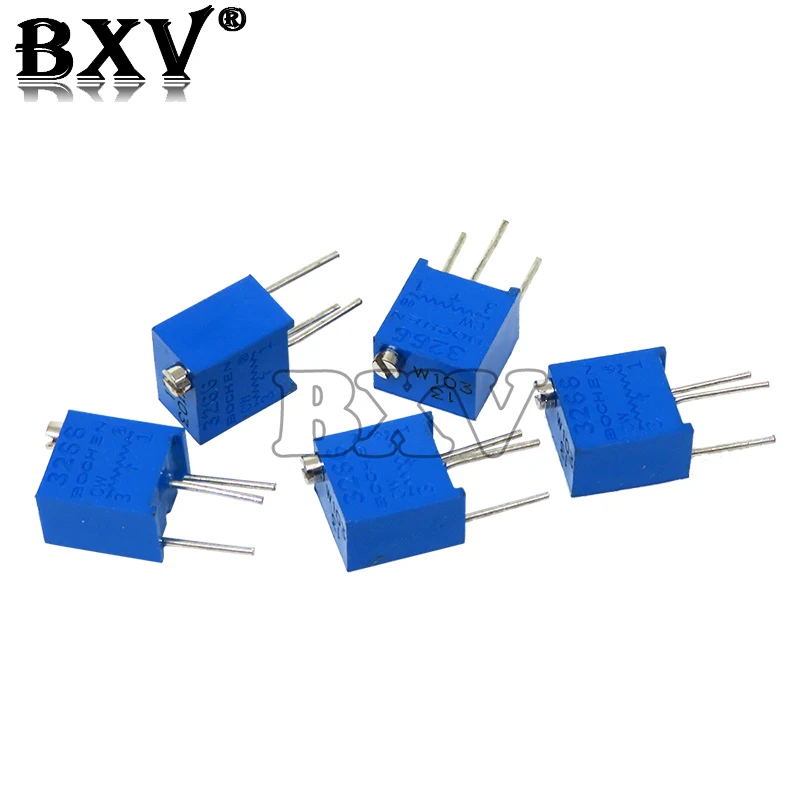 โพเทนชิโอมิเตอร์ความแม่นยำสูง3266วัตต์แบบปรับได้ใหม่และดั้งเดิม1K 2K 5K 10K 20K 50K 100K 200K 500K 103 3266 1M