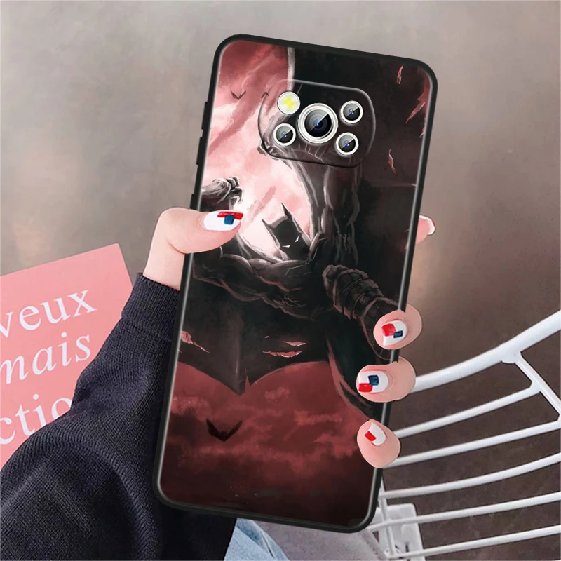 Cute B-batmans Superhero For Honor V20 10i 10X 9S 9X 9C 9A 8X 8C 8A 7S Magic 5 Lite Pro MAX Black Soft Phone Case image 2