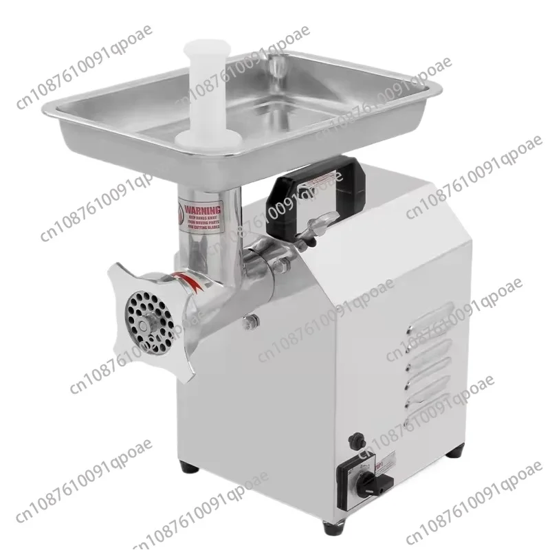 Commercial Stainless Steel Automatic Tabletop Electric Meat Grinder for Food Processing Equipment for Restaurants Cafes