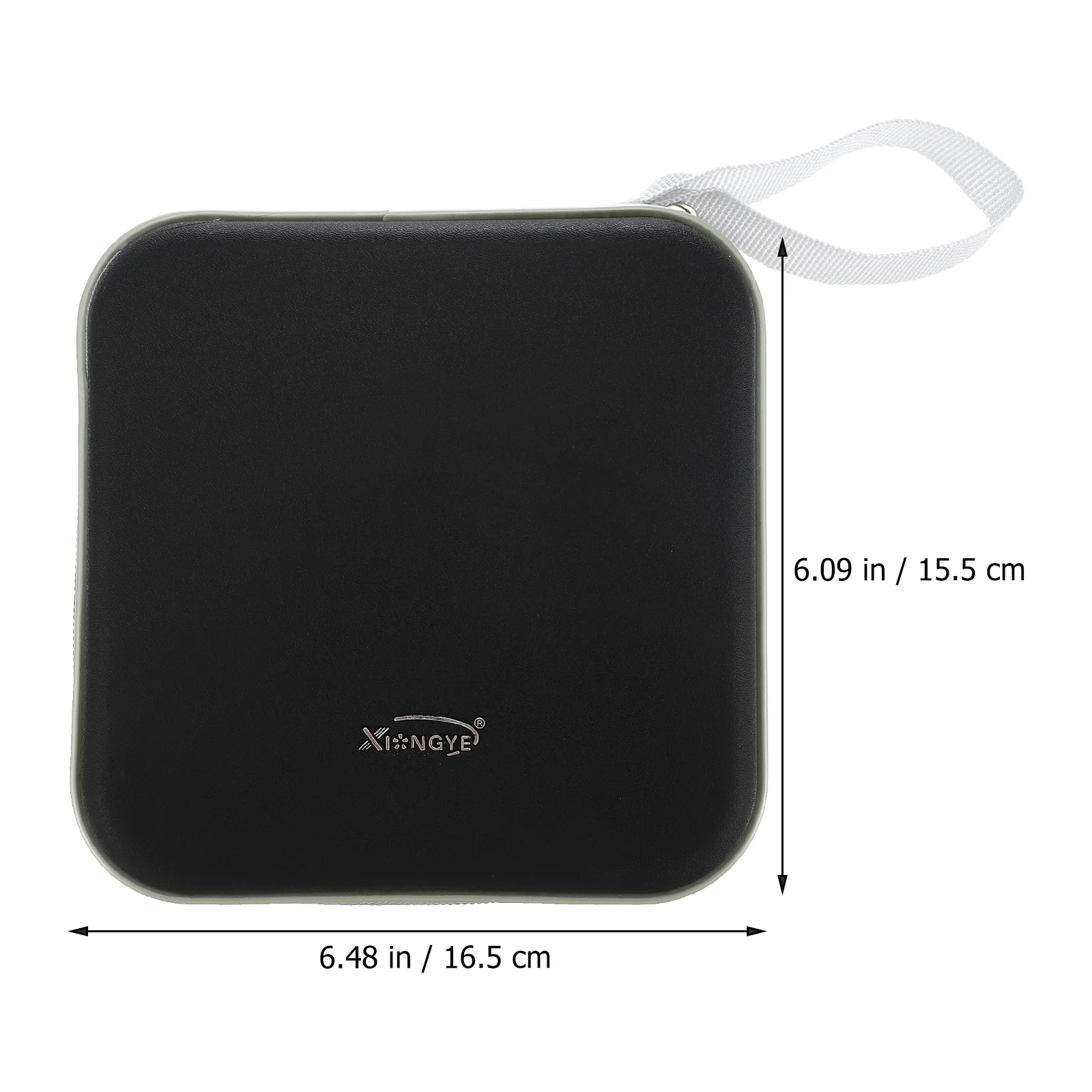 40 Capacity CD Storage Bag Disc Case DVD Pouch Protector Large Box 165X155cm Holder Car Black