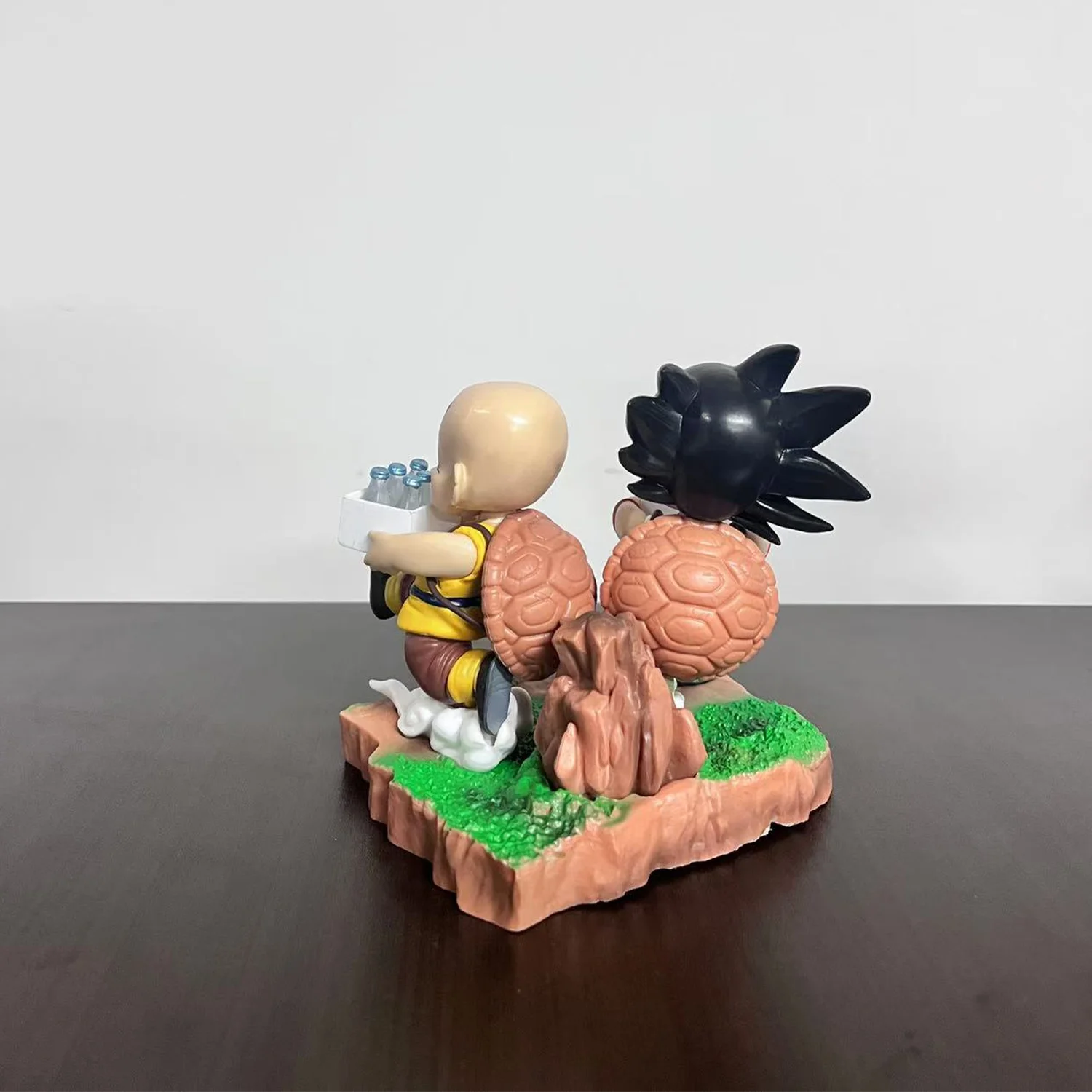 Figurka anime Dragon Ball Z, 15 cm, Mleczne Dzieciństwo, Son Goku Krillin, figurka akcji, statuetka z PVC, kolekcjonerski model, zabawka dla dzieci