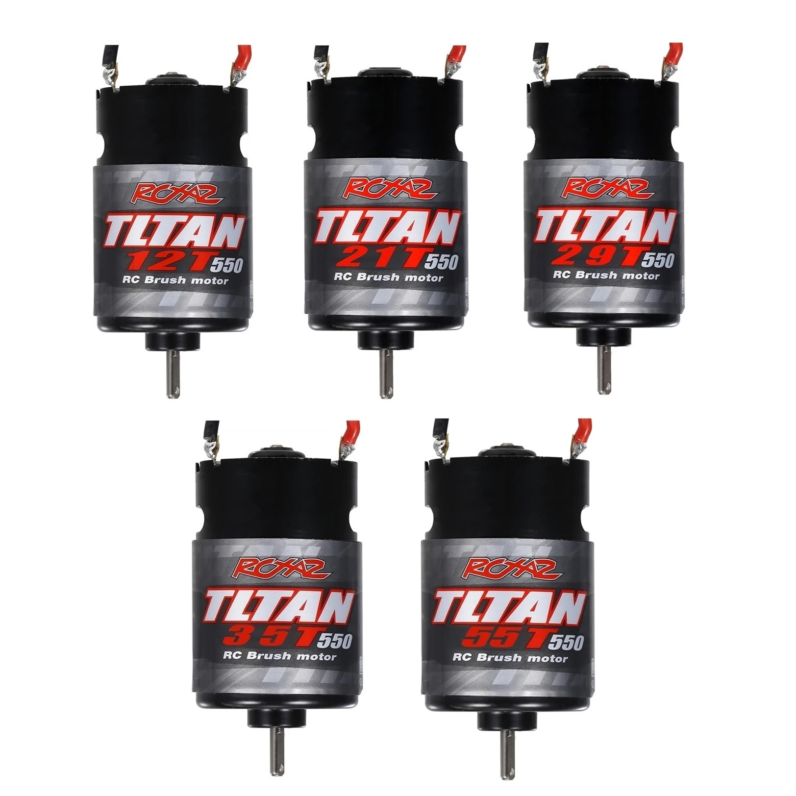 Motor cepillado 12T 21T 29T 35T 55T 550 resistente al agua para 1/10 RC Crawler Axial SCX10 II III AXI03007 90046 Traxxas Slash TRX4 TRX6